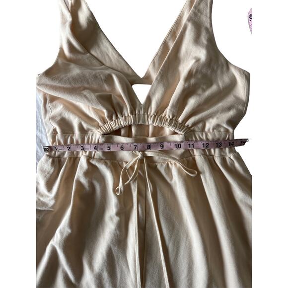 Alice McCall Nude Sport Cutout Cotton Mini Dress Women’s M - Picture 9 of 11